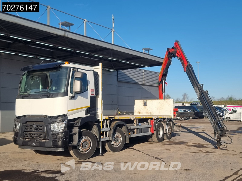 Renault C 380 8X2 Palfinger PK24001K Remote Lenkachse Euro 6 - Грузовик бортовой/ Платформа, Автоманипулятор: фото 3 Renault C 380 8X2 Palfinger PK24001K Remote Lenkachse Euro 6 - Грузовик бортовой/ Платформа, Автоманипулятор: фото 3