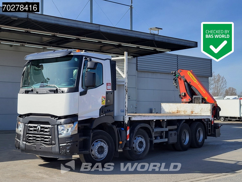 Renault C 430 8X4 Palfinger PK33002EH Euro 6 Big Axle - Грузовик бортовой/ Платформа, Автоманипулятор: фото 2 Renault C 430 8X4 Palfinger PK33002EH Euro 6 Big Axle - Грузовик бортовой/ Платформа, Автоманипулятор: фото 2