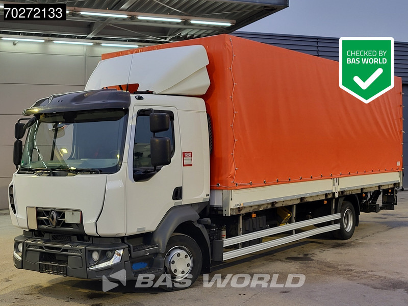 Renault D 240 4X2 12t Ladebordwand ACC Euro 6 - Тентованный грузовик: фото 1 Renault D 240 4X2 12t Ladebordwand ACC Euro 6 - Тентованный грузовик: фото 1