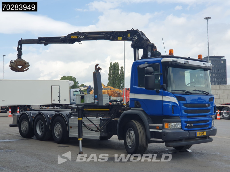 Scania P410 8X2 NL-Truck Palfinger Q150Z Crane 30T VDL hooklift Lift-Lenkachse Euro 6 - Крюковой мультилифт, Автоманипулятор: фото 3 Scania P410 8X2 NL-Truck Palfinger Q150Z Crane 30T VDL hooklift Lift-Lenkachse Euro 6 - Крюковой мультилифт, Автоманипулятор: фото 3