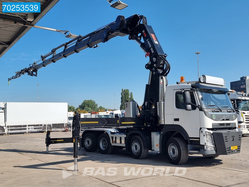 Volvo FM 420 8X2 Repaired Damage Hiab X-Hipro 1058E-6 Kran Crane Lift-Lenkachse - Грузовик-контейнеровоз/ Сменный кузов, Автоманипулятор: фото 3 Volvo FM 420 8X2 Repaired Damage Hiab X-Hipro 1058E-6 Kran Crane Lift-Lenkachse - Грузовик-контейнеровоз/ Сменный кузов, Автоманипулятор: фото 3