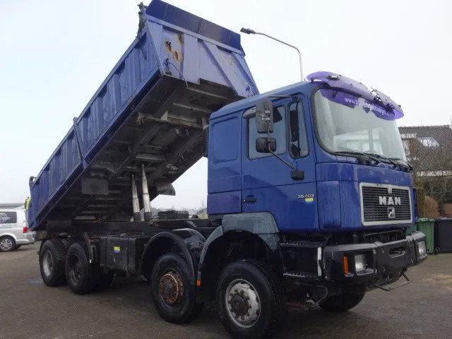 MAN 35-403 meiller kipper 8x8 manual pomp - Самосвал: фото 1 MAN 35-403 meiller kipper 8x8 manual pomp - Самосвал: фото 1