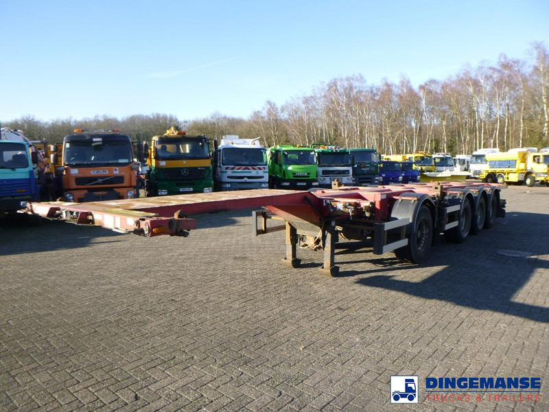 D-Tec 4-axle container combi trailer (3 + 1 axles) 20-30-40-45 ft - Грузовик-контейнеровоз/ Сменный кузов: фото 1 D-Tec 4-axle container combi trailer (3 + 1 axles) 20-30-40-45 ft - Грузовик-контейнеровоз/ Сменный кузов: фото 1