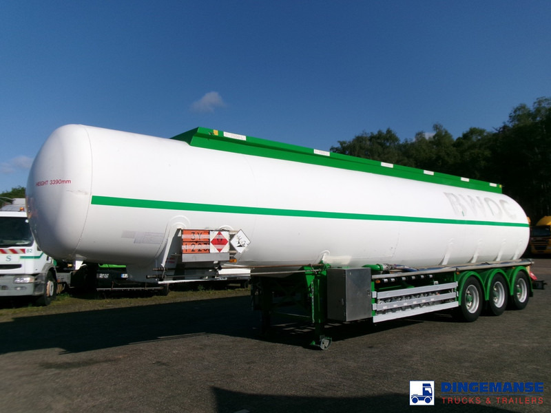 Feldbinder Fuel tank alu 42 m3 / / 6 comp + pump - Полуприцеп-цистерна: фото 1