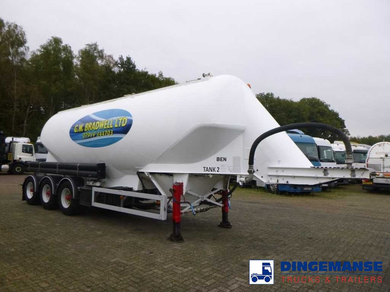 Feldbinder Powder tank alu 40 m3 / 1 comp - Полуприцеп-цистерна: фото 2 Feldbinder Powder tank alu 40 m3 / 1 comp - Полуприцеп-цистерна: фото 2