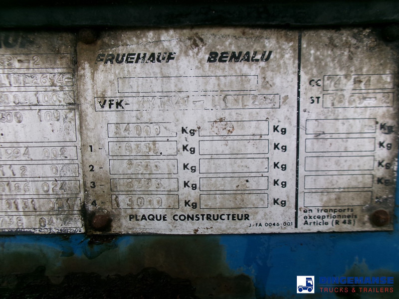 Fruehauf Bitumen tank inox 31 m3 / 1 comp + mixer & engine в лизинг Fruehauf Bitumen tank inox 31 m3 / 1 comp + mixer & engine: фото 19