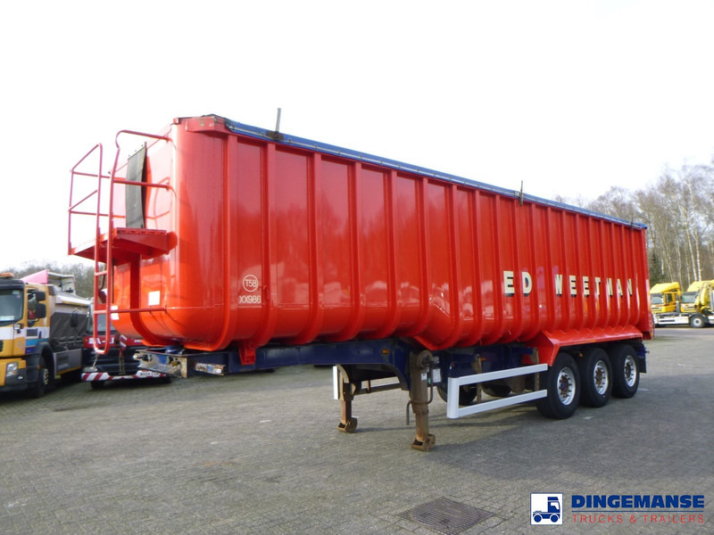 Fruehauf Tipper trailer alu 52 m3 + tarpaulin - Самосвальный полуприцеп: фото 1