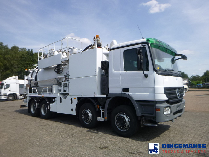 Mercedes-Benz Actros 3241 8x4 RHD Huwer vacuum tank / hydrocureur 15 m3 - Ассенизатор: фото 2 Mercedes-Benz Actros 3241 8x4 RHD Huwer vacuum tank / hydrocureur 15 m3 - Ассенизатор: фото 2