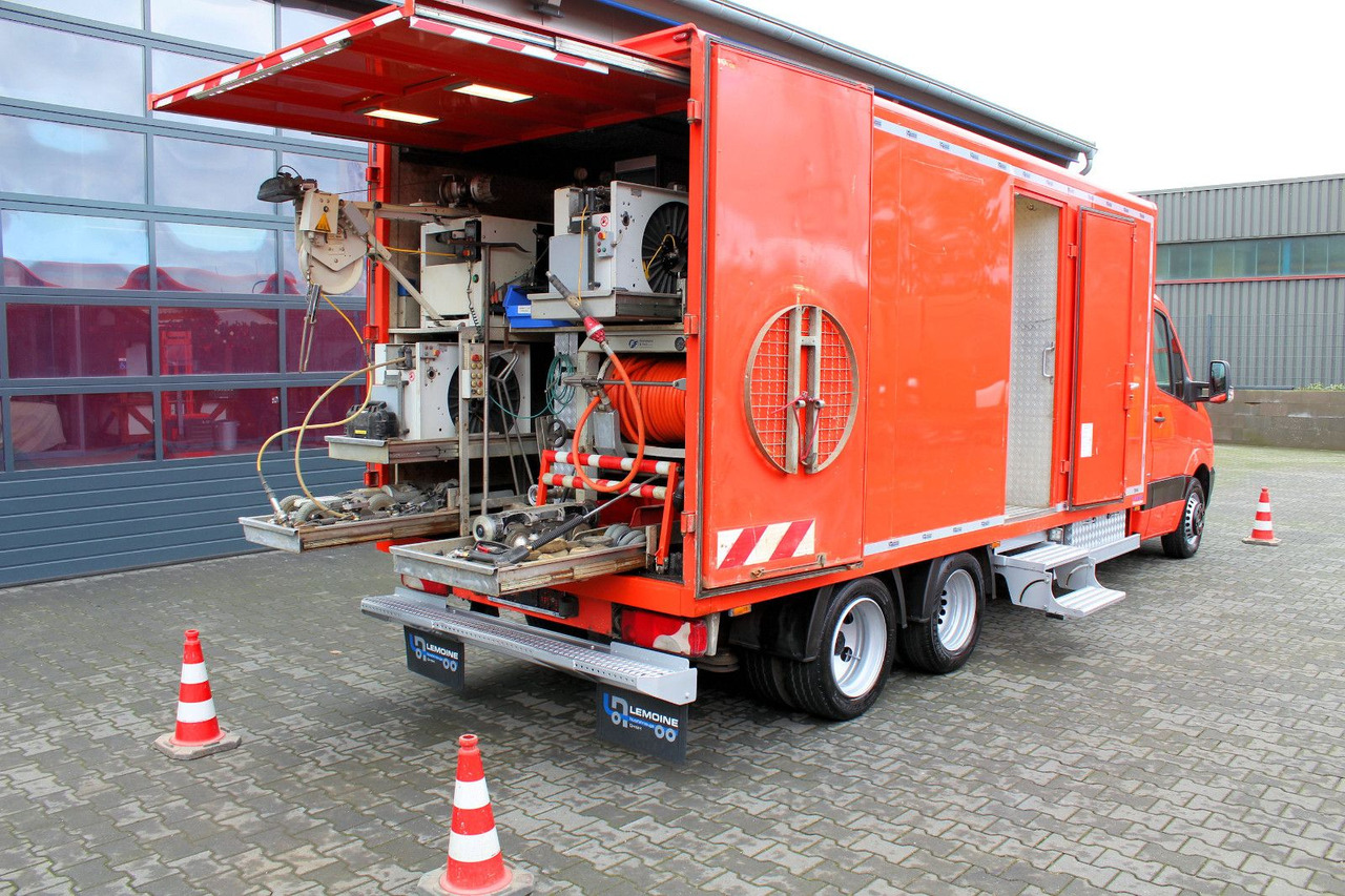 Mercedes-Benz Sprinter 719 V6 CDI 2m³HD-Spül+IBAK TV-Kanal 3D - Коммунальная/ Специальная техника, Фургон: фото 1