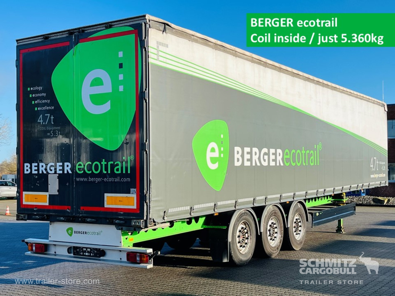 BERGER Auflieger Curtainsider Coil - Тентованный полуприцеп: фото 1 BERGER Auflieger Curtainsider Coil - Тентованный полуприцеп: фото 1