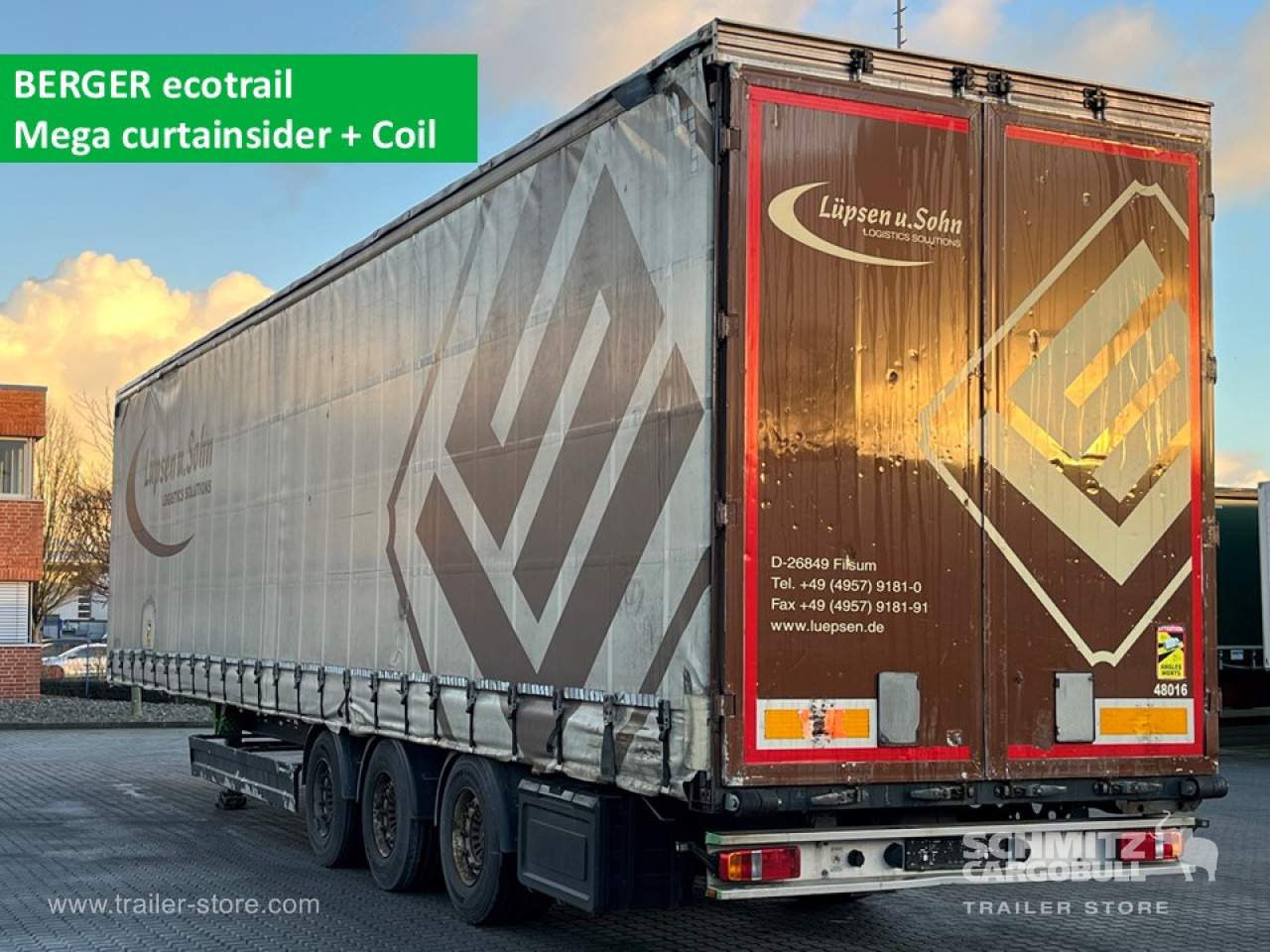BERGER Auflieger Curtainsider Mega - Тентованный полуприцеп: фото 1 BERGER Auflieger Curtainsider Mega - Тентованный полуприцеп: фото 1