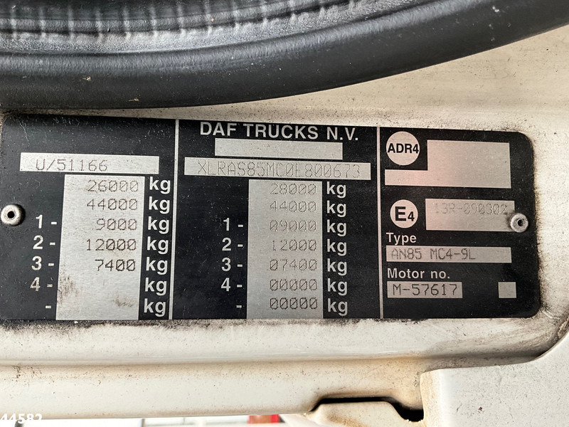 DAF FAN 85 CF 360 HMF 20 Tonmeter laadkraan в лизинг DAF FAN 85 CF 360 HMF 20 Tonmeter laadkraan: фото 18