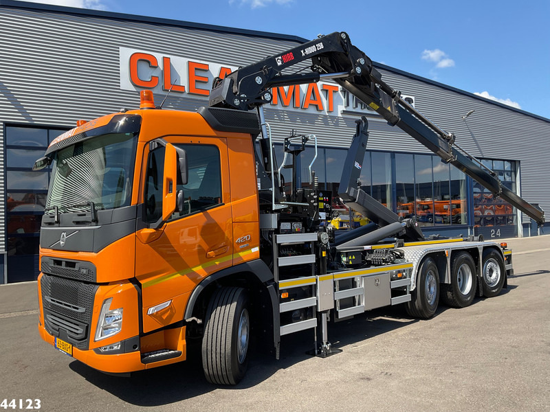 Volvo FM 420 8x2 Hiab 25 Tonmeter laadkraan Welvaarts laadkraan weegsysteem - Крюковой мультилифт, Автоманипулятор: фото 1 Volvo FM 420 8x2 Hiab 25 Tonmeter laadkraan Welvaarts laadkraan weegsysteem - Крюковой мультилифт, Автоманипулятор: фото 1
