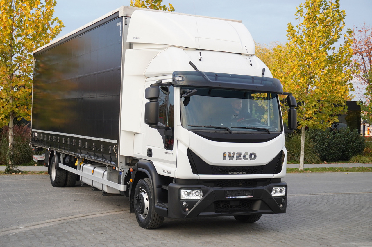 IVECO Eurocargo ML 160E28 E6 Glob / 21 europallets - Тентованный грузовик: фото 1