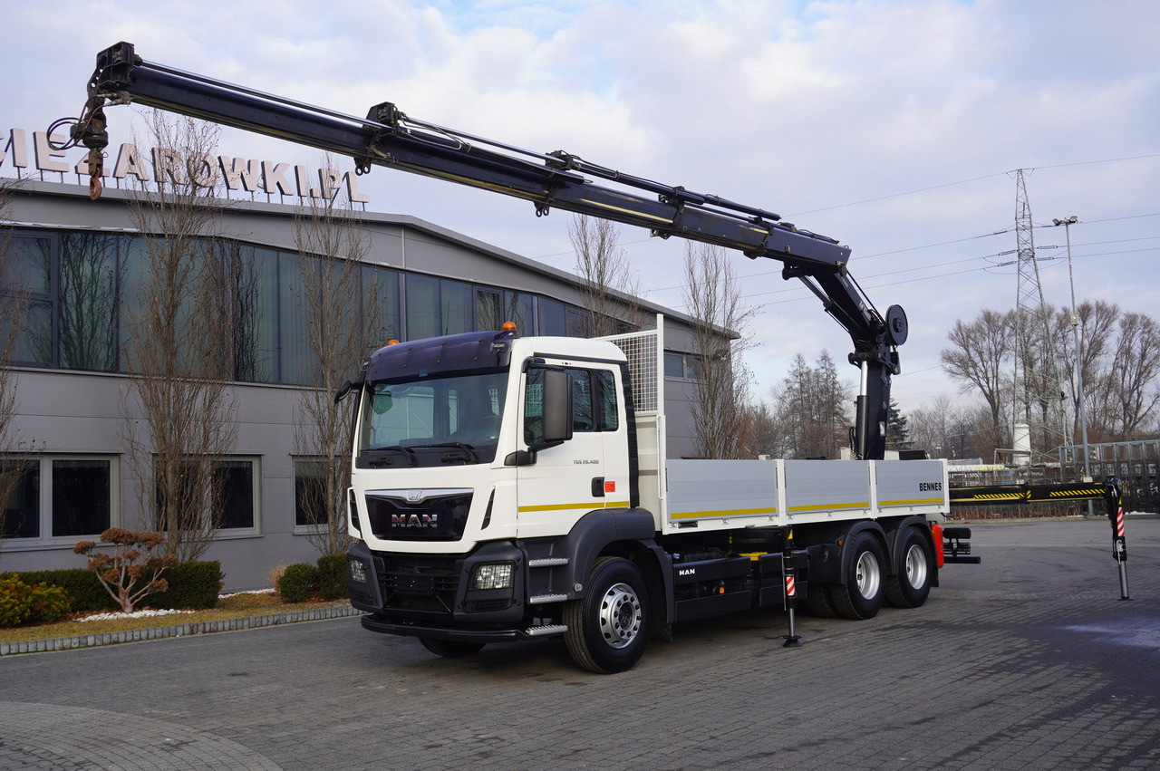 MAN TGS 26.400 / HDS HIAB 244 EP-4 HIDUO 8500 kg / 6x4 - Грузовик бортовой/ Платформа, Автоманипулятор: фото 1 MAN TGS 26.400 / HDS HIAB 244 EP-4 HIDUO 8500 kg / 6x4 - Грузовик бортовой/ Платформа, Автоманипулятор: фото 1
