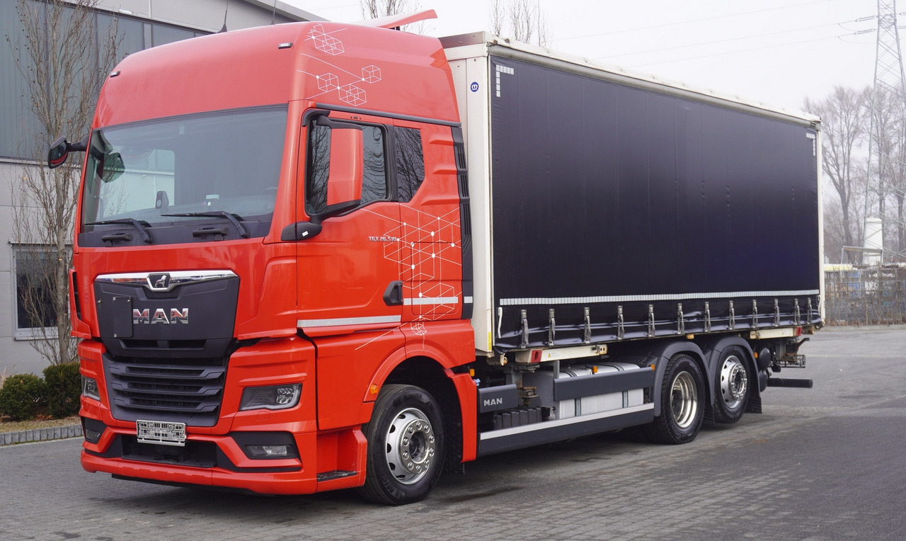 MAN TGX 26.510 / 2023 / 510 HP / Curtainsider - Тентованный грузовик: фото 1 MAN TGX 26.510 / 2023 / 510 HP / Curtainsider - Тентованный грузовик: фото 1