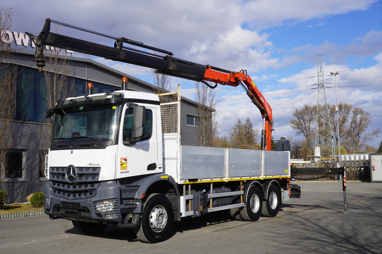 MERCEDES-BENZ AROCS 2636 Flatbed / HDS FASSI F175 7.7 T / 150,000 km - Мобильный кран: фото 1