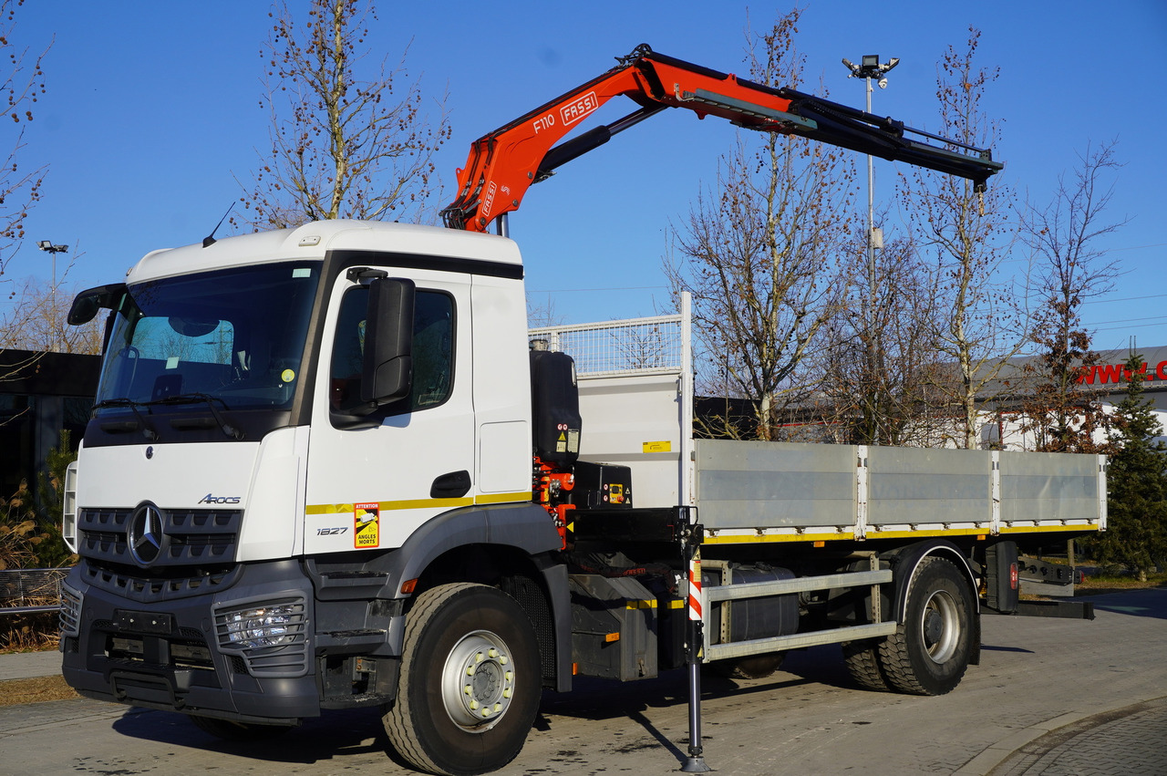 MERCEDES-BENZ Arocs 1827 4x2 E6 / Crane Fassi 110 - 700 mth / 73 tho.km! - Автоманипулятор: фото 1