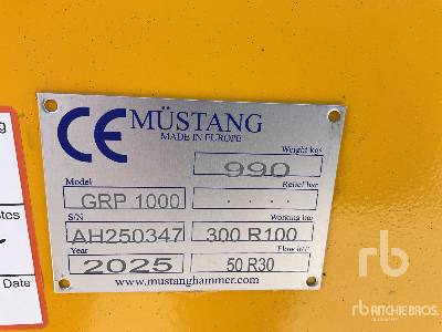 MUSTANG GRP1000 Rotating (Unused) - Грейфер: фото 5 MUSTANG GRP1000 Rotating (Unused) - Грейфер: фото 5