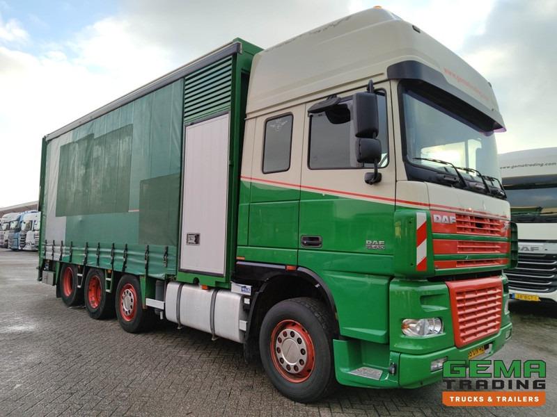 DAF FAK XF95.430 8x2 Super SuperSpaceCab Euro3 - CurtainSider 7.31m + Ramp 16T - MachineTransporter - 6 Persons (V558) - Автовоз: фото 3 DAF FAK XF95.430 8x2 Super SuperSpaceCab Euro3 - CurtainSider 7.31m + Ramp 16T - MachineTransporter - 6 Persons (V558) - Автовоз: фото 3