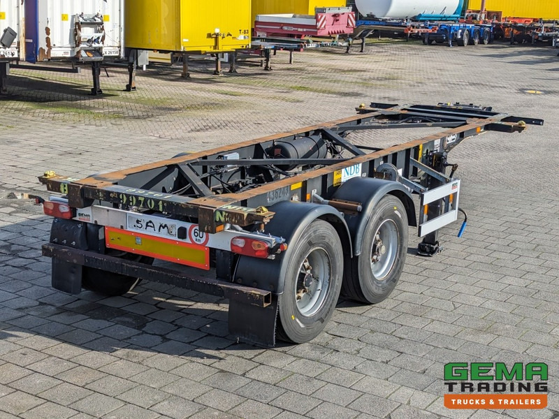 Van Hool 2B0034 20FT 2-Assen ROR DrumBrakes - Airsuspension - 3060kg (O1787) - Полуприцеп-контейнеровоз/ Сменный кузов: фото 1