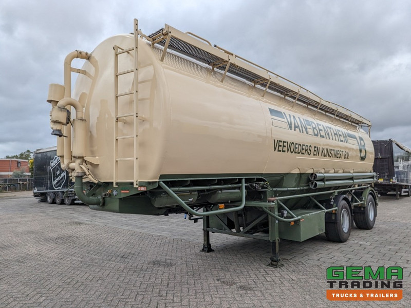 WELGRO 90WSL33-24 2-Assen SAF BULK MengVoeder / Futter 24m³ - Trommelremmen - StuurAs - 02/2025APK (O1961) - Полуприцеп-цистерна: фото 1