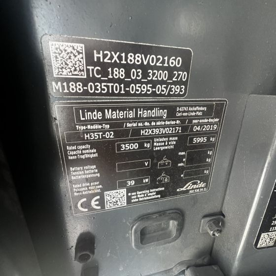 Linde H35T (393-02) EVO в лизинг Linde H35T (393-02) EVO: фото 17