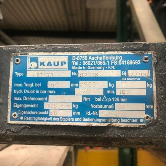 Kaup Fork positoner with sideshift - Навесное оборудование для Погрузочно-разгрузочной техники: фото 1