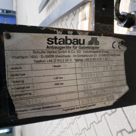 Stabau Fork Positioner with separate sideshift - Навесное оборудование для Погрузочно-разгрузочной техники: фото 1 Stabau Fork Positioner with separate sideshift - Навесное оборудование для Погрузочно-разгрузочной техники: фото 1