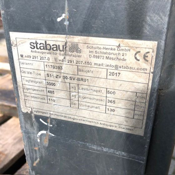 Stabau fork positioner - Навесное оборудование для Погрузочно-разгрузочной техники: фото 1 Stabau fork positioner - Навесное оборудование для Погрузочно-разгрузочной техники: фото 1