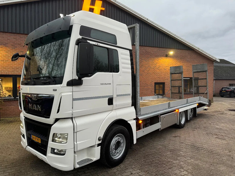 MAN TGX 26.440 6X2 800CM Oprijwagen Machinery EURO 6, laadbak nieuw - Автовоз: фото 1 MAN TGX 26.440 6X2 800CM Oprijwagen Machinery EURO 6, laadbak nieuw - Автовоз: фото 1