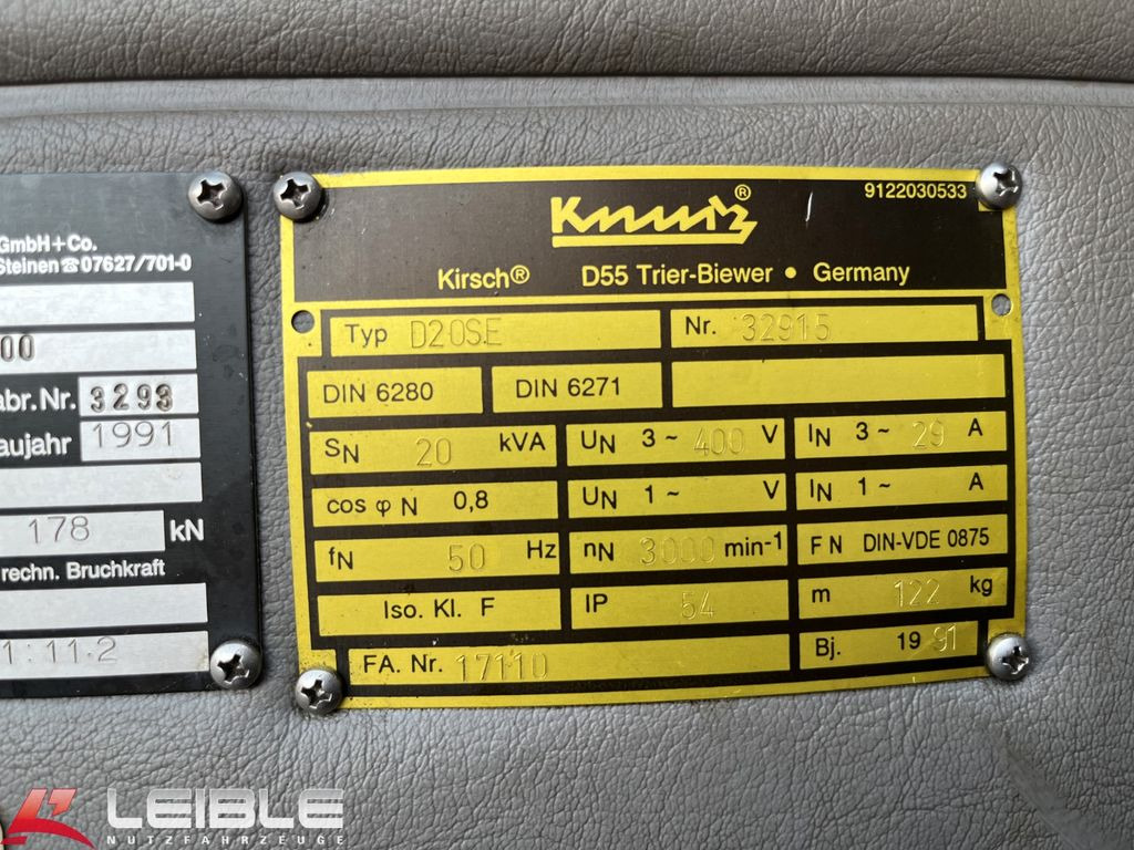 Mercedes-Benz 1222AF *Rüstwagen*Metz RW2*Seilwinde*Generator*  в лизинг Mercedes-Benz 1222AF *Rüstwagen*Metz RW2*Seilwinde*Generator*: фото 13