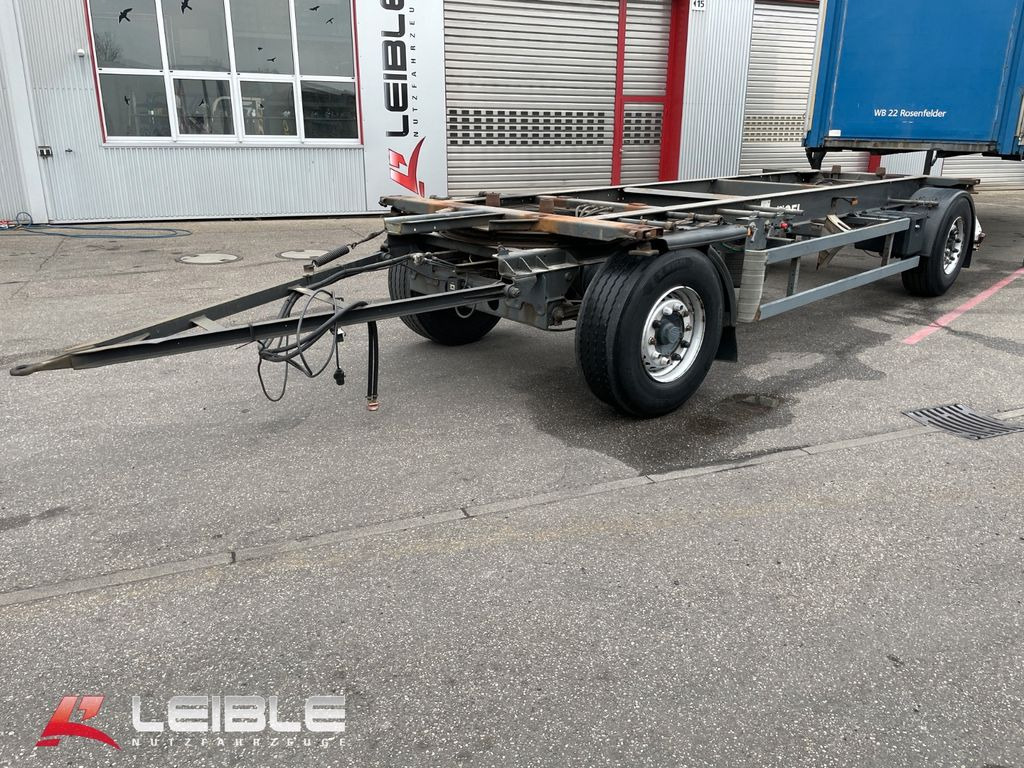 Kögel AWE 18*BDF-Lafette*mit Ersatzrad* BPW Achsen - Прицеп-контейнеровоз/ Сменный кузов: фото 1 Kögel AWE 18*BDF-Lafette*mit Ersatzrad* BPW Achsen - Прицеп-контейнеровоз/ Сменный кузов: фото 1