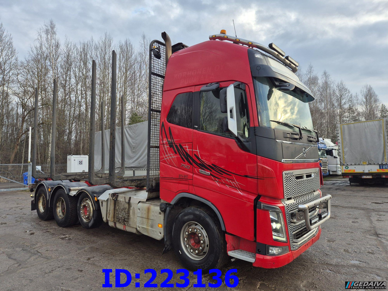 VOLVO FH16 750HP - 8x4 -Big Axles - Лесовоз: фото 4 VOLVO FH16 750HP - 8x4 -Big Axles - Лесовоз: фото 4
