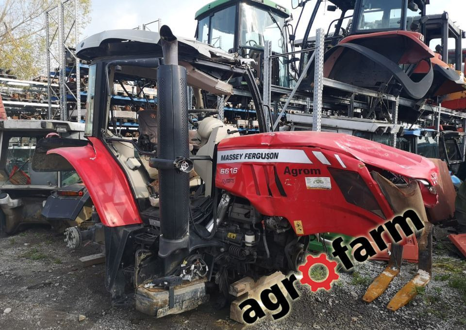 Massey ferguson części używane 6616 6615 6614 6613 silnik skrzynia zwolnica układ planetarny most oś - Запчасти: фото 1