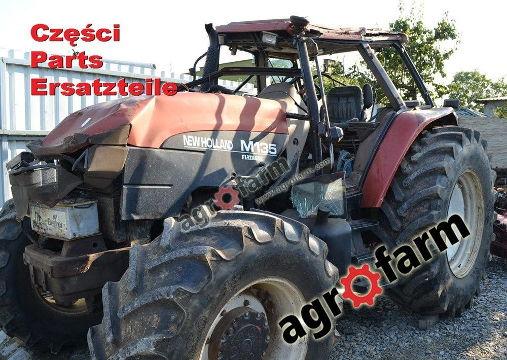 New Holland M135 części, skrzynia biegów, silnik - Запчасти: фото 1
