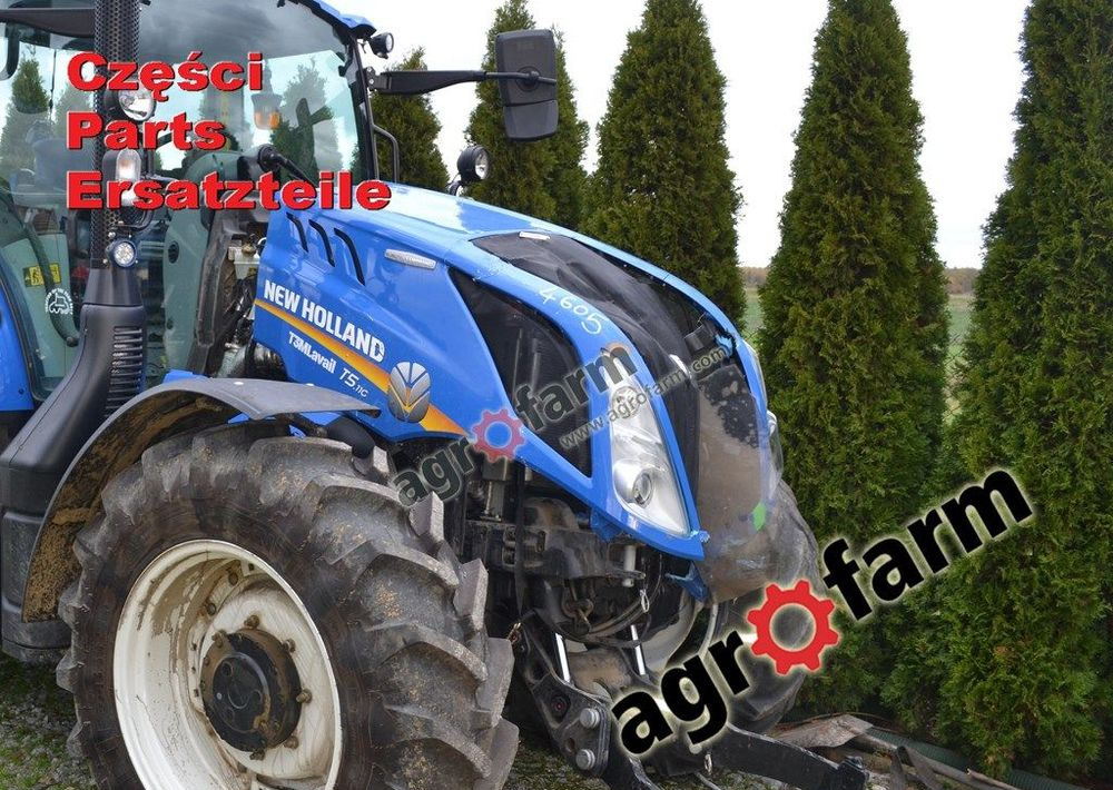 New Holland T5.110 części, skrzynia biegów, silnik - Запчасти: фото 1