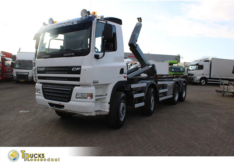 DAF CF 85.410 + 8X4 + SPRING BLAD + EURO 5 - Крюковой мультилифт: фото 1 DAF CF 85.410 + 8X4 + SPRING BLAD + EURO 5 - Крюковой мультилифт: фото 1