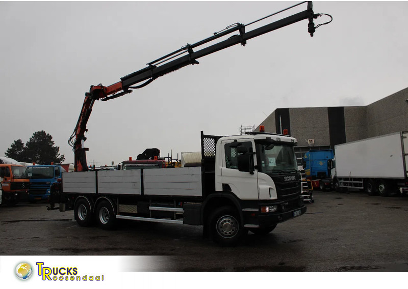 Scania P410 + atlas 190 4x hydrolic + 6x4 remote + EURO 6 + SPRING SUSPENSION - Автоманипулятор: фото 1 Scania P410 + atlas 190 4x hydrolic + 6x4 remote + EURO 6 + SPRING SUSPENSION - Автоманипулятор: фото 1