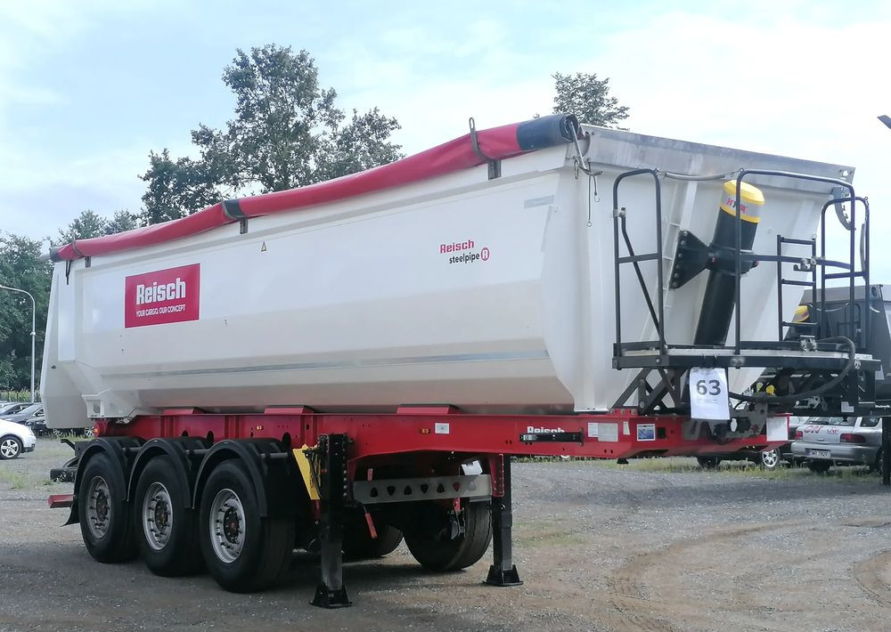Reisch Wywrotka Stalowa rynnowa 26m3 HARDOX 450 - Самосвальный полуприцеп: фото 1 Reisch Wywrotka Stalowa rynnowa 26m3 HARDOX 450 - Самосвальный полуприцеп: фото 1