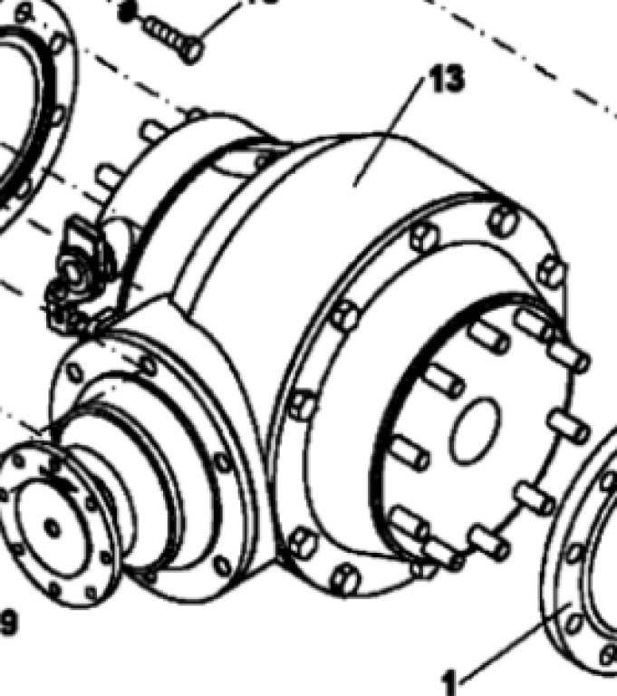 Case ND110664 - Дифференциал для Сельскохозяйственной техники: фото 1