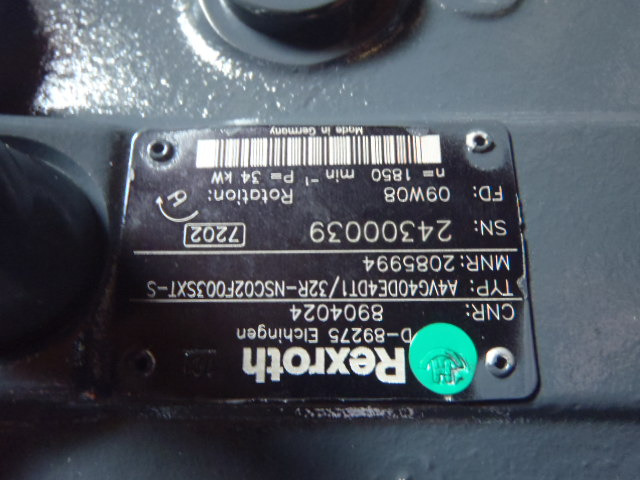 Rexroth A4VG40DE4DT1/32R-NSC02F003SXT-S - - Гидравлический насос для Строительной техники: фото 3 Rexroth A4VG40DE4DT1/32R-NSC02F003SXT-S - - Гидравлический насос для Строительной техники: фото 3