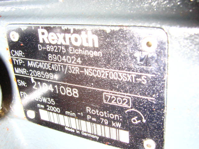 Гидравлический насос для Строительной техники Rexroth A4VG40DE4DT1/32R-NSC02F003SXT-S -: фото 1 Гидравлический насос для Строительной техники Rexroth A4VG40DE4DT1/32R-NSC02F003SXT-S -: фото 1