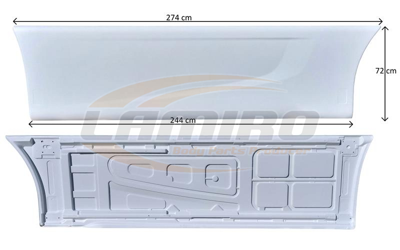 IVECO STRALIS 2013-  HIWAY SIDE FAIRING LEFT 5801545155 - Аэродинамика/ Спойлеры: фото 1