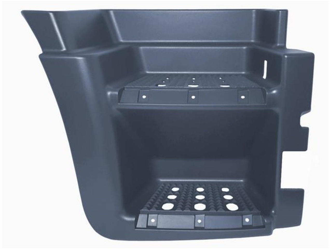 IVECO STRALIS LOWER FOOTSTEP RIGHT WITH HOLE BLACK IVECO STRALIS LOWER FOOTSTEP RIGHT WITH HOLE BLACK - Боковая подножка для Грузовиков: фото 1