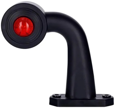 LAMPA OBRYSOWA NA WYSIĘGNIKU ŁAMANYM KRÓTKIM (LED) BIAŁO - CZERWONY 12/24V PRAWY - Свет/ Освещение для Грузовиков: фото 1 LAMPA OBRYSOWA NA WYSIĘGNIKU ŁAMANYM KRÓTKIM (LED) BIAŁO - CZERWONY 12/24V PRAWY - Свет/ Освещение для Грузовиков: фото 1