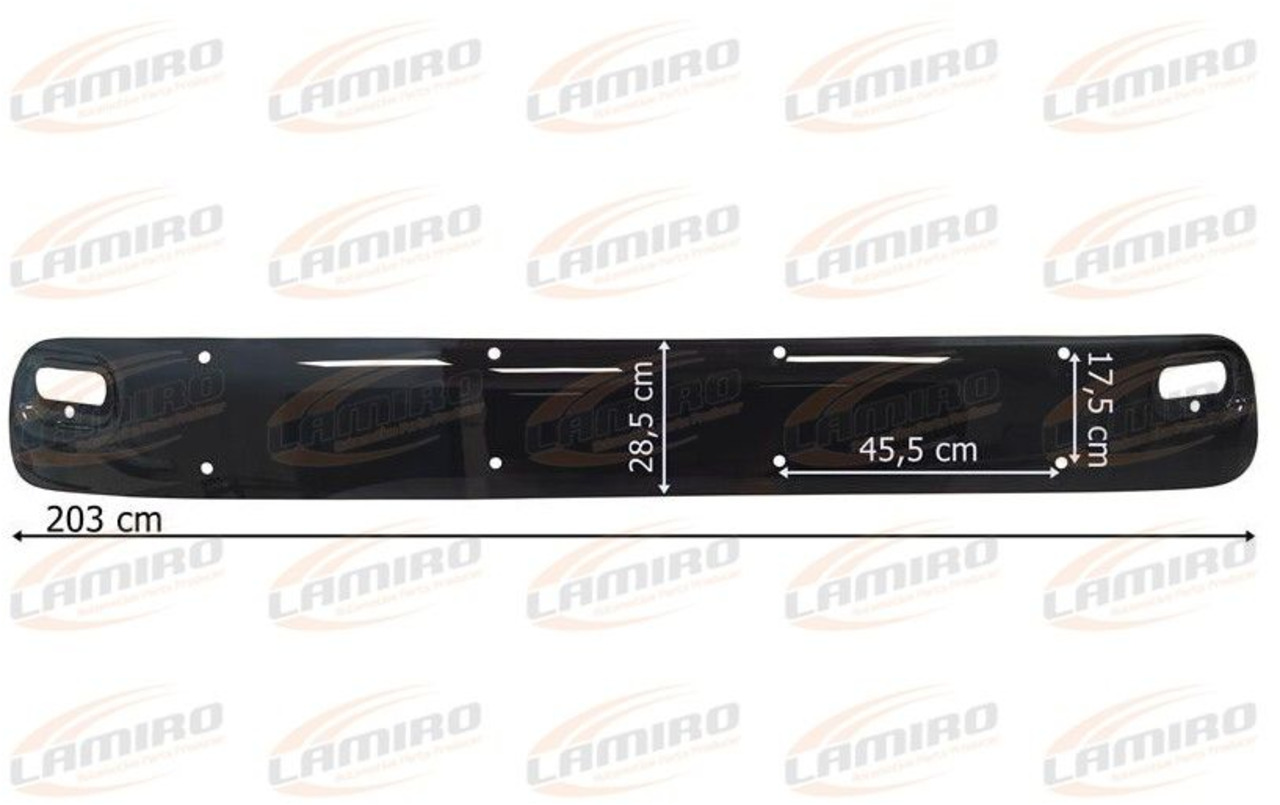 MAN TGL SUN VISOR LOW CABIN MAN TGL SUN VISOR LOW CABIN - Солнцезащитный козырек для Грузовиков: фото 1