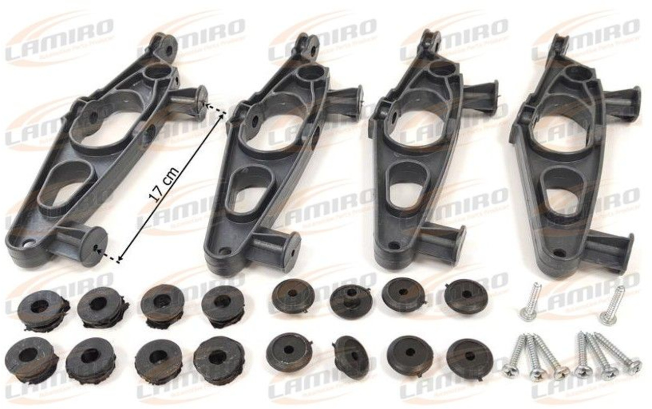 MAN TGS LX TGX XLX SUN VISOR MOUNTING KIT - Солнцезащитный козырек для Грузовиков: фото 1