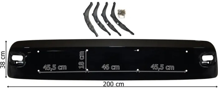 MAN TGS / TGA M / L SUN VISOR WITH MOUNTING KIT - Солнцезащитный козырек для Грузовиков: фото 1