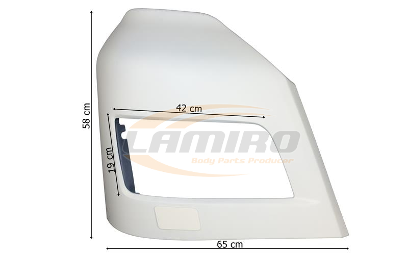 MAN TGX EURO 6 BUMPER HEADLAMP BEZEL RIGHT XENON 81416106752 - Угол бампера для Грузовиков: фото 1 MAN TGX EURO 6 BUMPER HEADLAMP BEZEL RIGHT XENON 81416106752 - Угол бампера для Грузовиков: фото 1